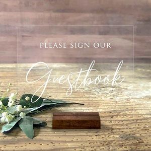 Acrylic Wedding Sign Bundle